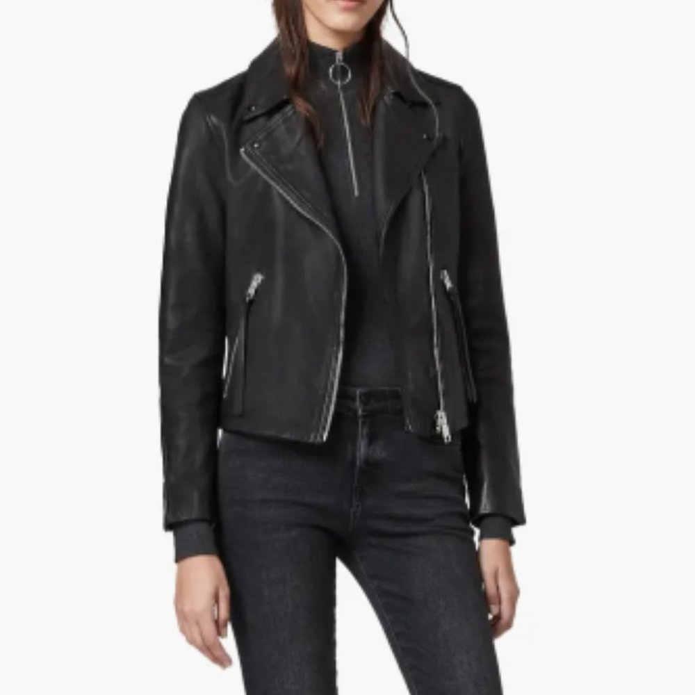 AllSaints Dalby Leather Biker Jacket